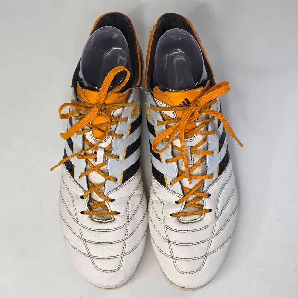 Adidas Adipure 11Pro Sprint Frame Men's Soccer Cleats Size 10.5 White Leather
